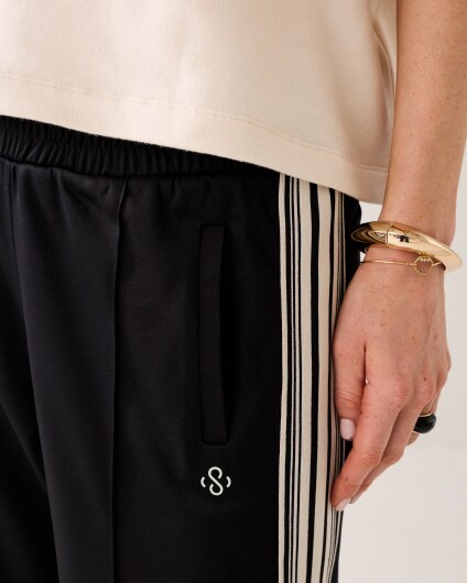 N.Y.A. | Summum Hose Trackpants weites Bein schwarz XL