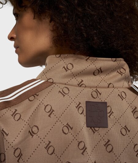 N.Y.A. | 10Days Sweatshirtjacke Track Jacket Trainigsweste dunkelbraun