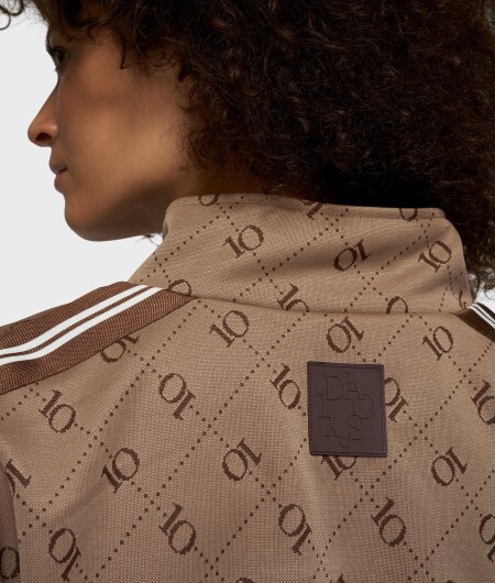 N.Y.A. | 10Days Sweatshirtjacke Track Jacket Trainigsweste dunkelbraun XL