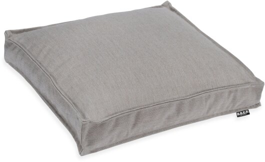 H.O.C.K. Lino-Leinen Outdoor Sitzkissen 40x40x5cm melange stone grau