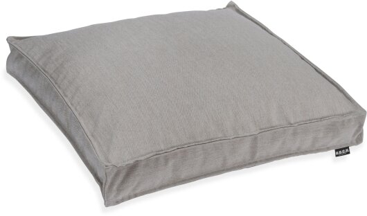 H.O.C.K. Lino-Leinen Outdoor Sitzkissen 50x50x5cm melange stone grau