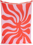 KLEKKS Baumwolldecke "SUN" rosa rot140x200cm