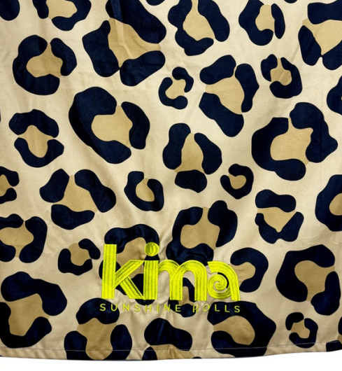 KIMA Strandhandtuch "Leopard" XXL 180x110cm Mikrofaser