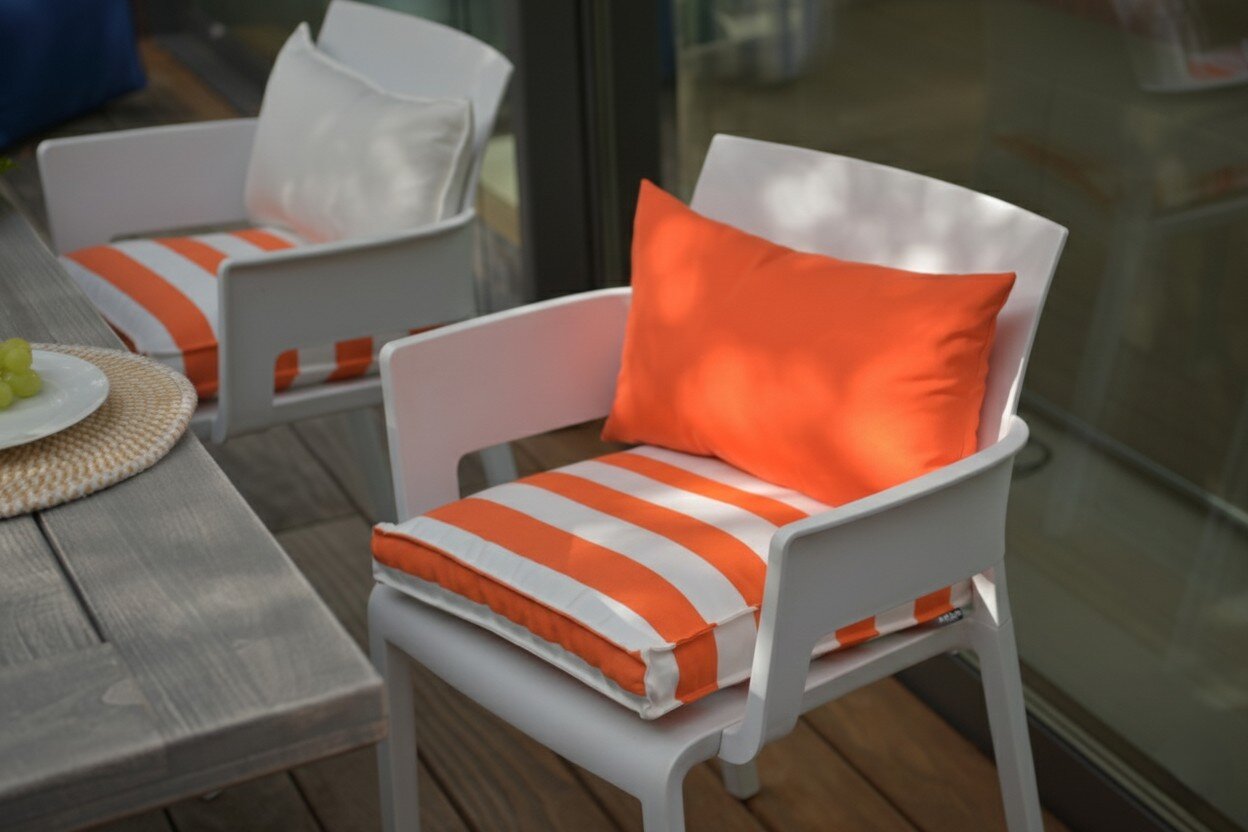 H.O.C.K. Classic Uni Outdoor Kissen 60x40cm orange