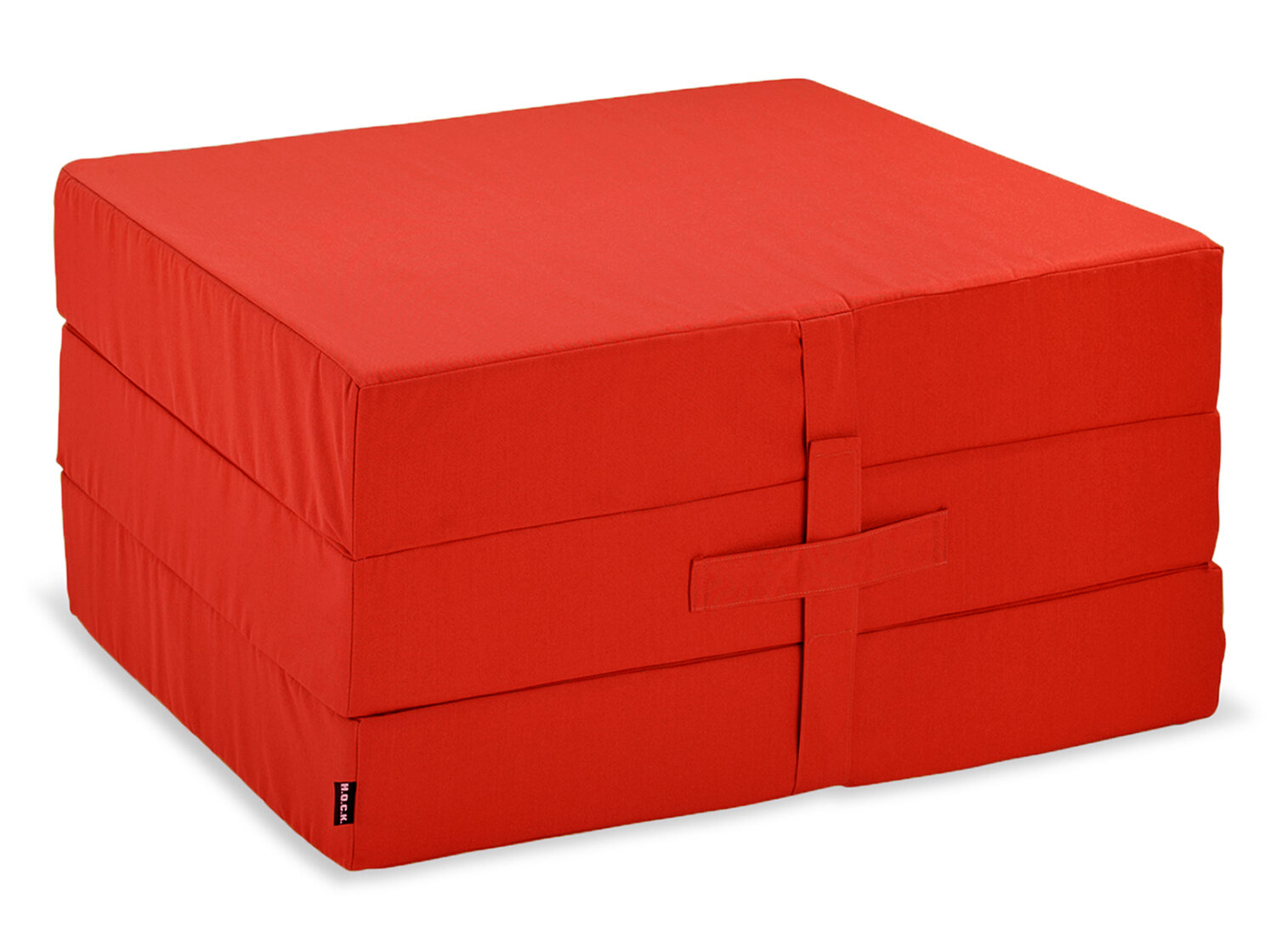 H.O.C.K. Classic Uni Klappmatratze Clappy ausgeklappt 186x75x13cm rot