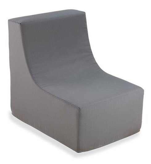 H.O.C.K. CHAIRY-FOAM Indoor/Outdoor Classic Uni grau ca. 73x68x55cm