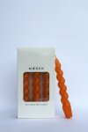 Maegen Stabkerzen 3er Pack klein Spiral orange