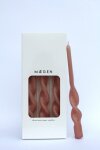 Maegen Stabkerzen 3er Pack groß Twist pastell rosa