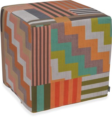 H.O.C.K. Cabana Stripes Hocker Cube 45x45x45cm...