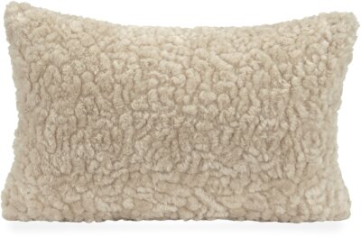 H.O.C.K. Mellow Kissen 60x40cm - Beige Teddyplüsch