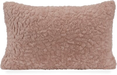 H.O.C.K. Mellow Kissen 60x40cm - Rosa Teddyplüsch