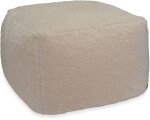 H.O.C.K. Mellow Hocker Bean Cube 60x60x40cm - Ecru...