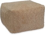 H.O.C.K. Mellow Hocker Bean Cube 60x60x40cm - Beige...