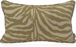 H.O.C.K. Zari Kissen 50x30cm mit Keder - Olive Taupe...