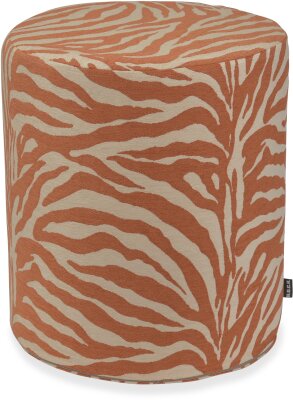 H.O.C.K. Zari Hocker Pouf ø40x45cm rund - Terra...