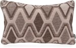H.O.C.K. Beverly Dekokissen 50x30cm mit Keder - Braun...