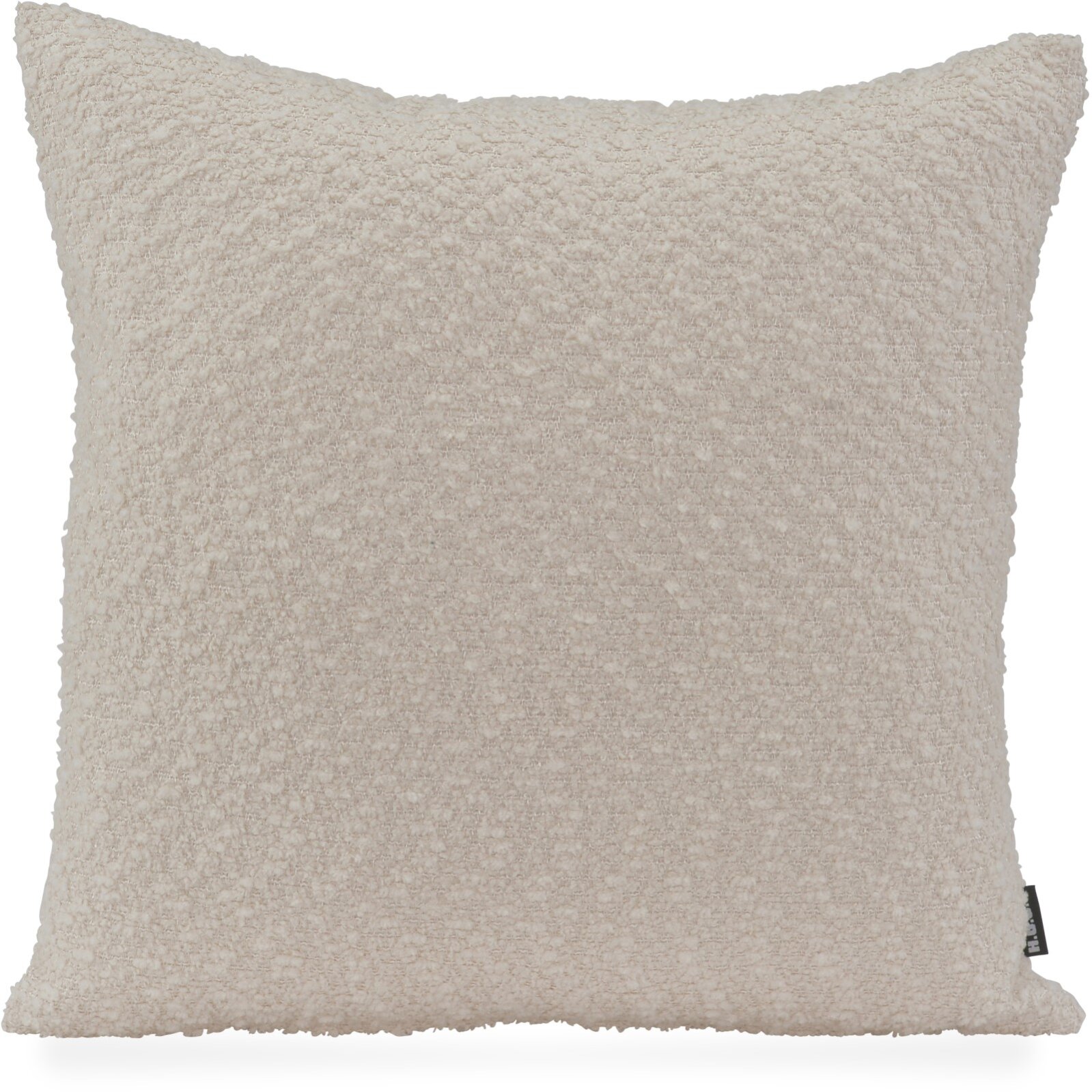 H.O.C.K. Bonnetti Dekokissen 45x45cm - Weiß Ecru Bouclé