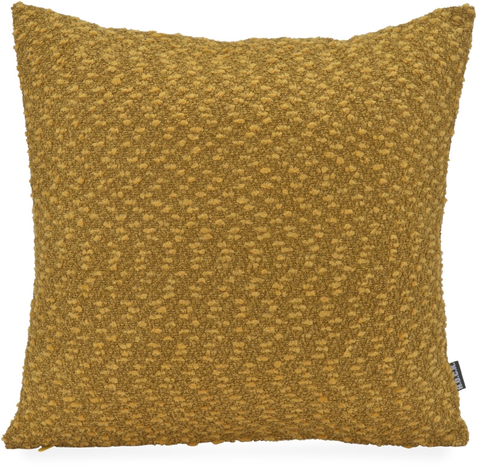 H.O.C.K. Bonnetti Dekokissen 45x45cm - Maiz Gelb Bouclé