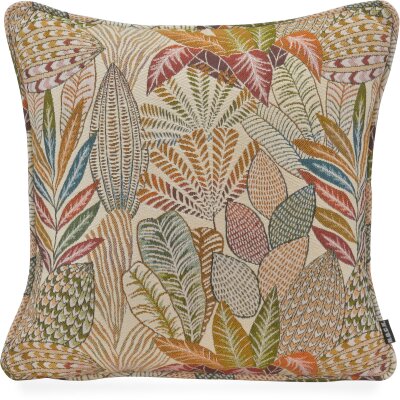 H.O.C.K. Aurelie Blanc Dekokissen 45x45cm mit Keder -...