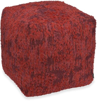 H.O.C.K. Passione Bean Cube Pouf 40x40x40cm - Burgunder...