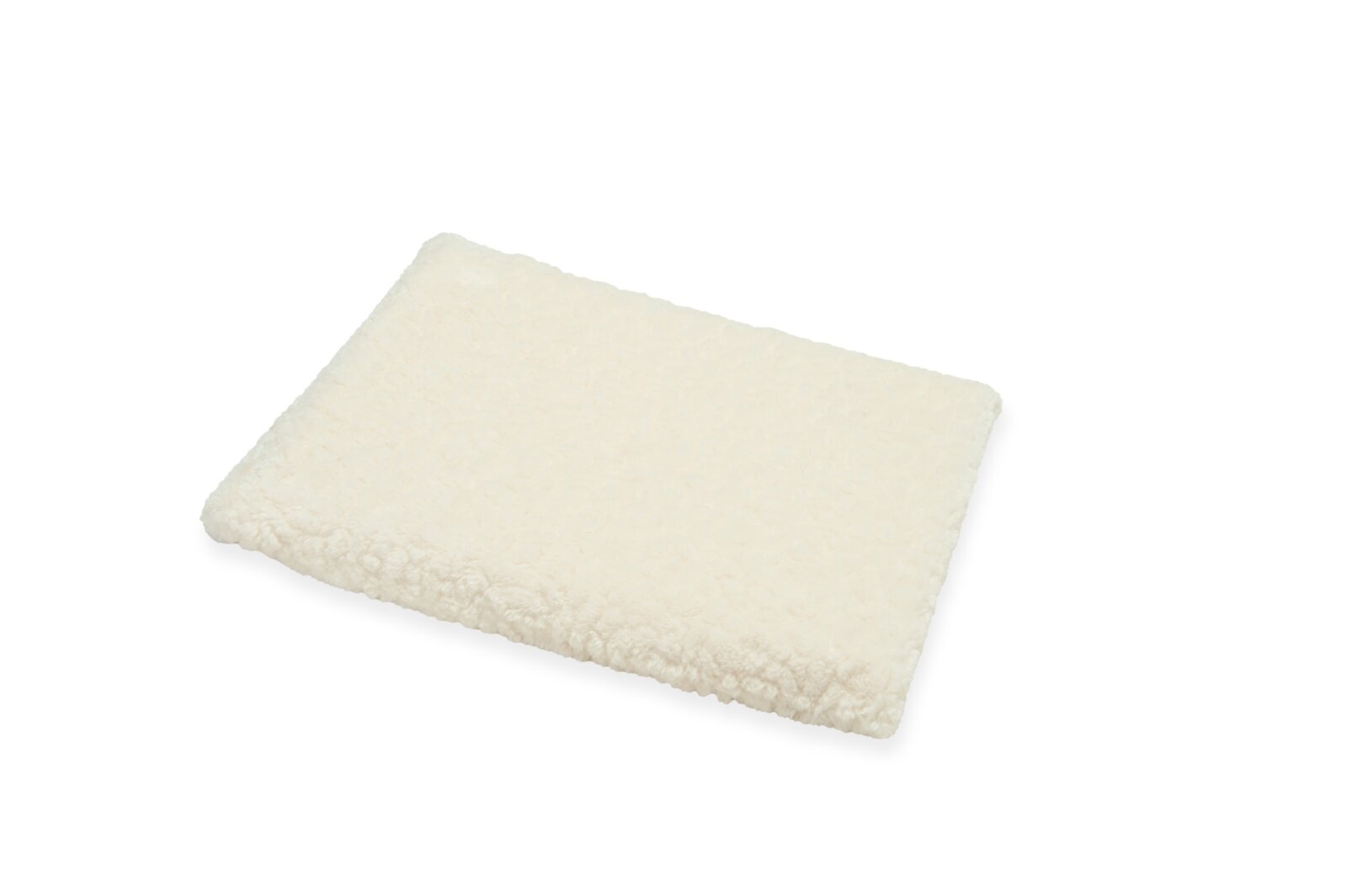 H.O.C.K. Hundebett FRIDA Größe M ca. 70 x 50 x 23 cm - Mellow Ecru Teddyplüsch