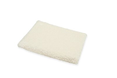 H.O.C.K. Hundebett FRIDA Größe M ca. 70 x 50 x 23 cm - Mellow Ecru Teddyplüsch
