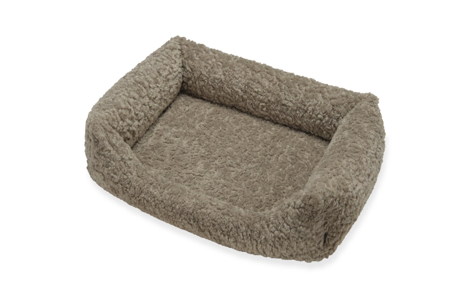 H.O.C.K. Hundebett FRIDA Größe M ca. 70 x 50 x 23 cm - Mellow Taupe Teddyplüsch