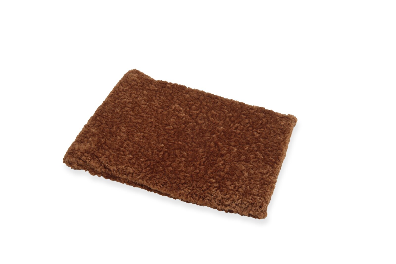 H.O.C.K. Hundebett FRIDA Größe M ca. 70 x 50 x 23 cm - Mellow Terra Rost Teddyplüsch
