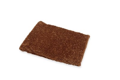 H.O.C.K. Hundebett FRIDA Größe M ca. 70 x 50 x 23 cm - Mellow Terra Rost Teddyplüsch