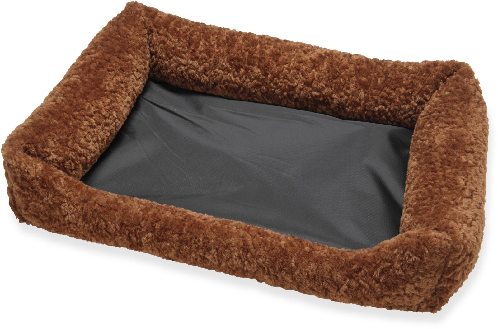 H.O.C.K. Hundebett FRIDA Größe L ca. 90 x 65 x 23 cm - Mellow Rost Terra Teddyplüsch