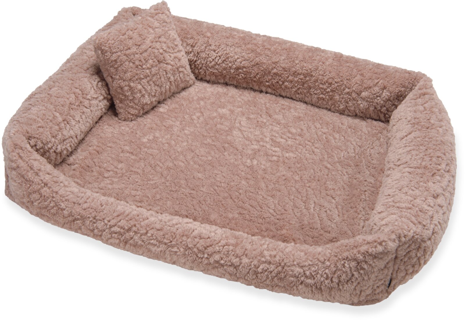 H.O.C.K. Hundebett FRIDA Größe L ca. 90 x 65 x 23 cm - Mellow Rosa Teddyplüsch