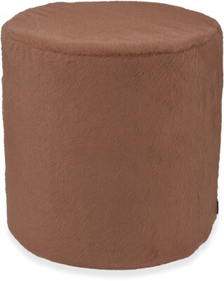 H.O.C.K. Frosty Hocker rund Pouf Ø45x45cm - Braun...