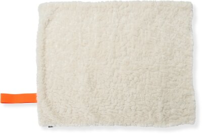 H.O.C.K. Hundedecke FRITZ S ca. 80x70cm mit Neonband - Beige Taupe Leomuster | Ecru Teddyplüsch