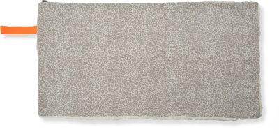 H.O.C.K. Hundedecke FRITZ M ca. 140x80cm mit Neonband - Beige Taupe Leomuster | Ecru Teddyplüsch | Wildlife Mellow