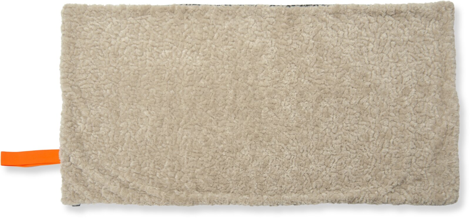 H.O.C.K. Hundedecke FRITZ M ca. 140x80cm mit Neonband - Schwarz Taupe Leomuster | Beige Teddyplüsch | Wildlife Mellow