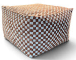 H.O.C.K. Karola Bean Cube Hocker 60x60x40cm - Karamell...