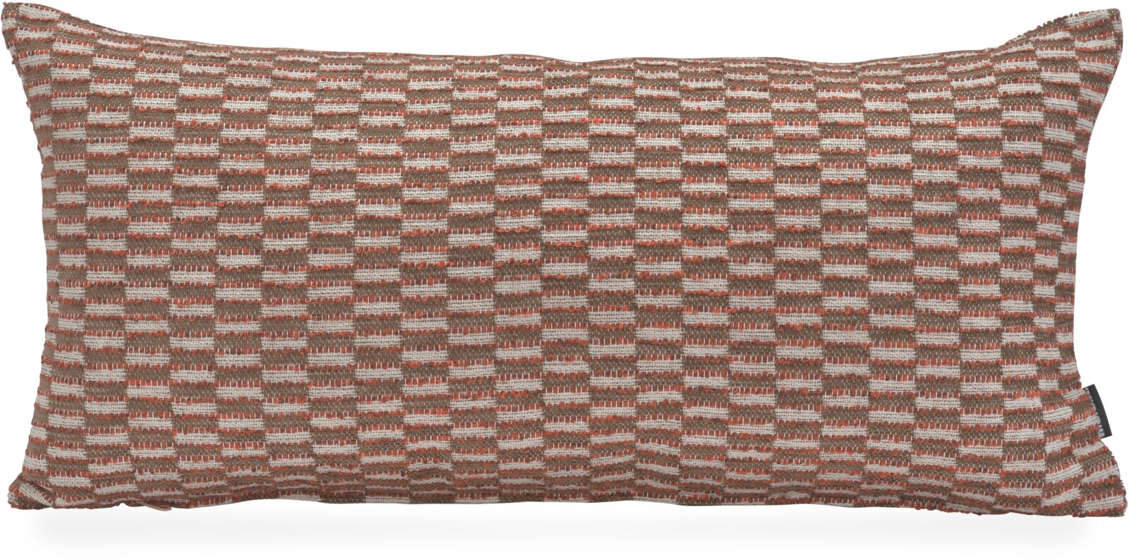 H.O.C.K. Antoine Dekokissen 60x30cm - Tuscan Braun | Karo-Webmuster