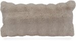 H.O.C.K. Nordic Dekokissen 60x30cm - Beige | Flauschige...
