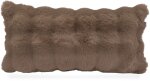H.O.C.K. Nordic Dekokissen 60x30cm - Braun | Flauschige...