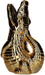 GIFTY Vase "Croco" Krokodil Gold ca....