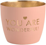 GIFTY Madras Windlicht "You are wonderful" |...
