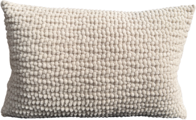 H.O.C.K. Fendy Dekokissen 60x40cm - Beige Kuschelkissen