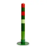 NTG Kerze schmal "Es Weihnachtet" grün,...