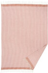KLIPPAN Decke "Rib" Pink - Dusty Rose mit...
