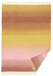 KLIPPAN Decke "Aurora" Gelb Rost Rosa mit...