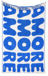 KLEKKS Wolldecke "AMORE" blau beige mit Fransen...