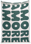 KLEKKS Wolldecke "AMORE" olive beige mit...