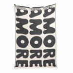 KLEKKS Wolldecke "AMORE" schwarz beige mit...