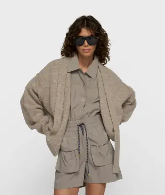 N.Y.A. | 10Days Strick Cardigan mit Gürtel S