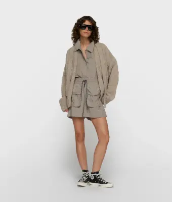 N.Y.A. | 10Days Strick Cardigan mit Gürtel S